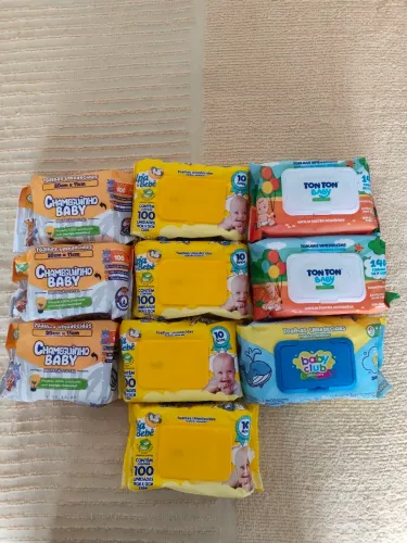 Lenço umedecido novos 