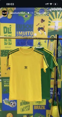 Camisa do Brasil Retrô Adidas