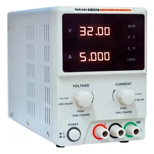Fonte de bancada hikari HF3205s NOVA ZERO