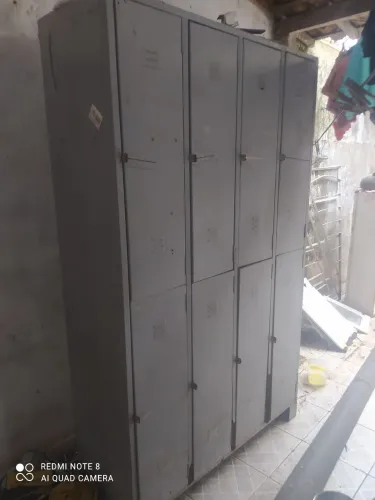 Armário de ferro 8 portas para ferramentas 