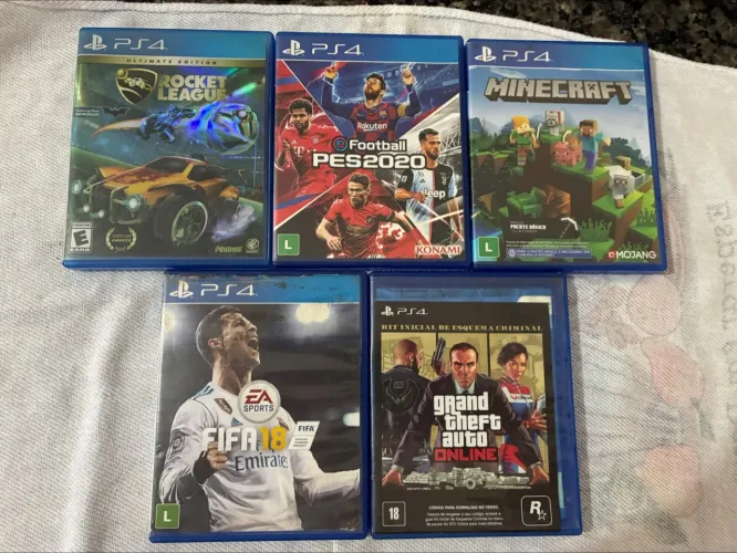 Lote de 5 Jogos para Ps4/Ps5