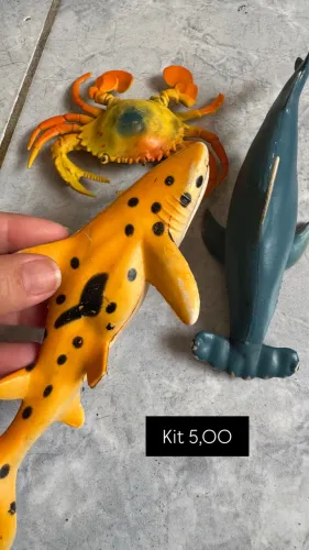 A partir de cinco reais valores nas fotos