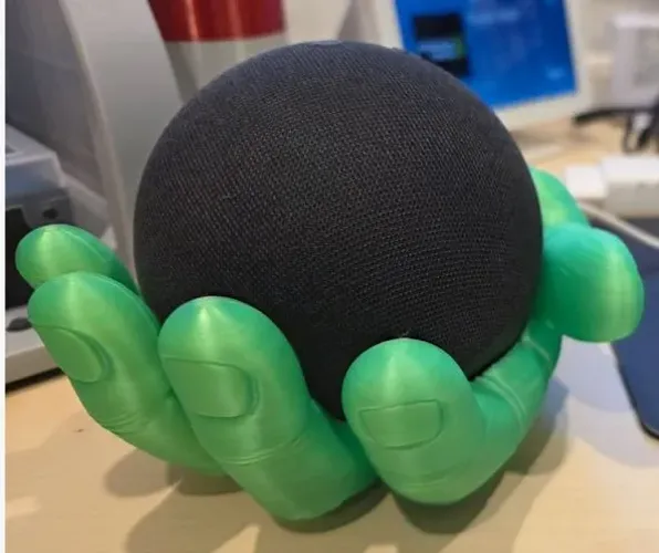 Suporte Alexa 4ª e 5ª ger. - Mão do Hulk