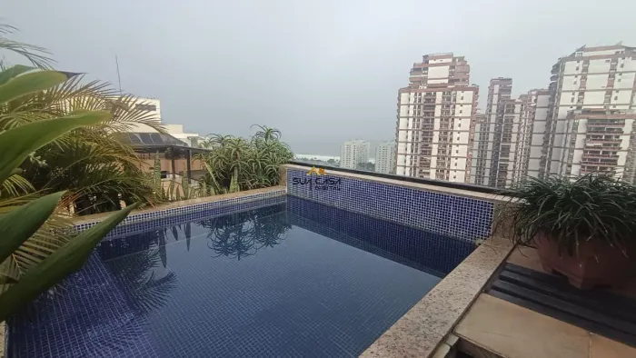 Cobertura Duplex com piscina e churrasqueira à venda no condomínio Barra Inn Rio de Janeir