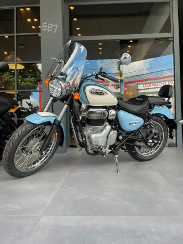 ROYAL ENFIELD SUPER METEOR 650 AURORA BLUE