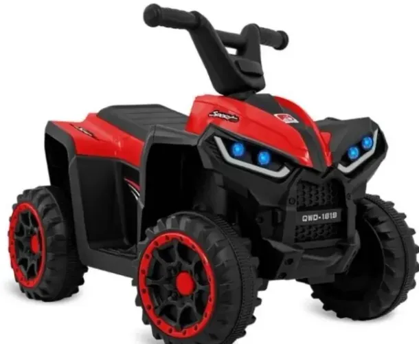 Quadriciclo Elétrico 6V a bateria Brinquedos Bandeirante - Vermelho - Bivolt