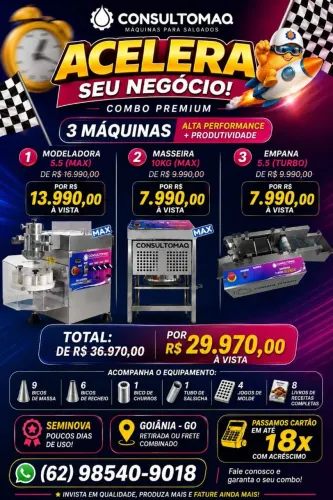 CONSULTOMAQ COMBO PREMIUM - MÁQUINAS SEMINOVAS!