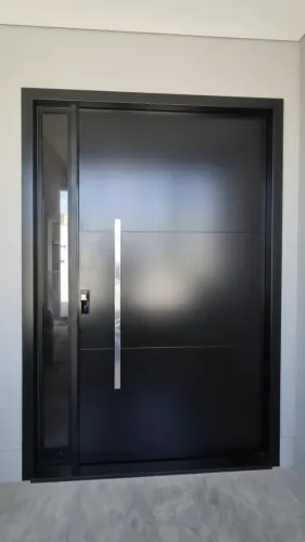 PORTA PIVOTANTE EM ACM | ARQUITETURA LUXUOSA - 1,40X2,60 