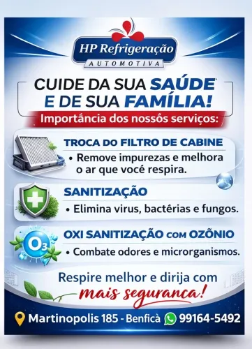 Higienização e Oxisanitizacao 