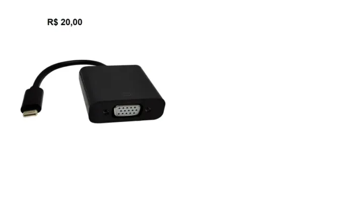 Adaptador Tipo C para Vga