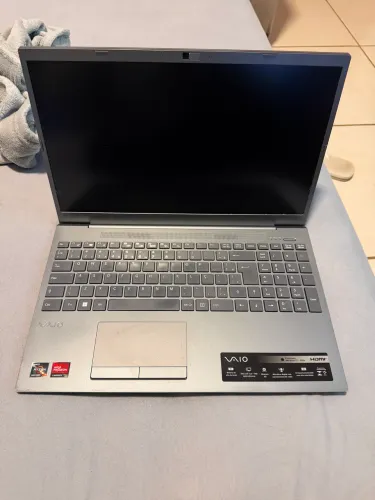 Notebook VAIO® FE15 AMD® Ryzen 7 Windows 11 Home 8GB 512GB SSD Full HD - Prata Titânio