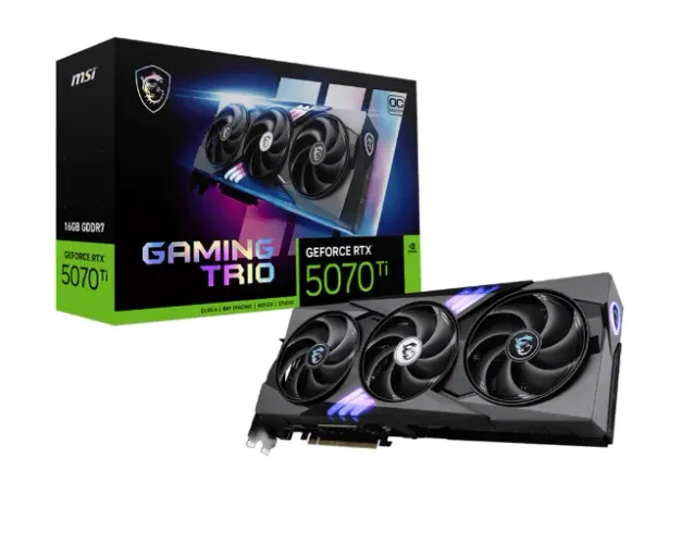 RTX 5070 TI, MSI, GAMING TRIO OC - LOJA CONCEITUADA