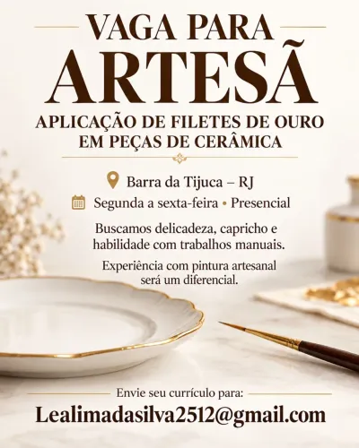 Vaga artesã