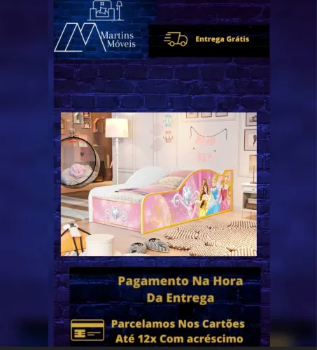 GRANDE PROMOÇÃO* Cama Infantil ENTREGA GRÁTIS ACEITA CARTÃO