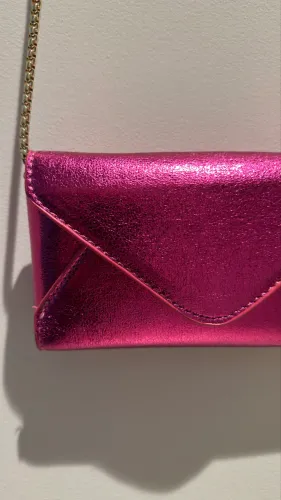VENDO BOLSA ZARA METALIZADA ROSA