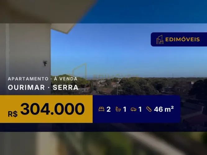 Apartamento 2 quartos em Ourimar, condomínio com piscina e academia, venha conhecer!
