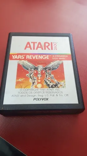 YAR'S REVENGE JOGO ATARI 2600 TESTADO FUNCIONANDO 100%