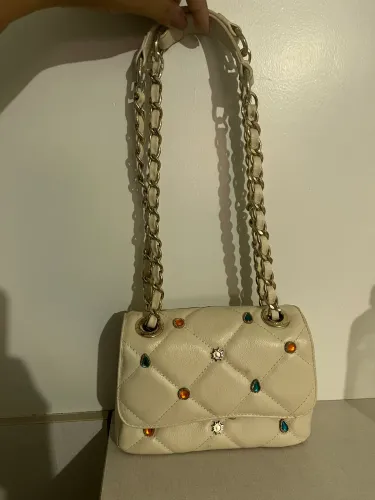 Bolsa couro Arezzo