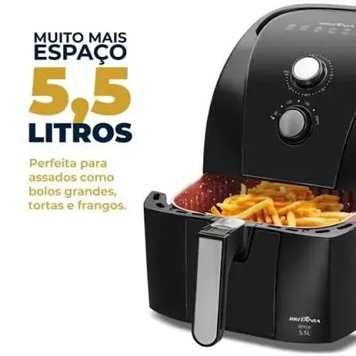Air Fryer Britânia 5.5L (lacrada e com garantia)