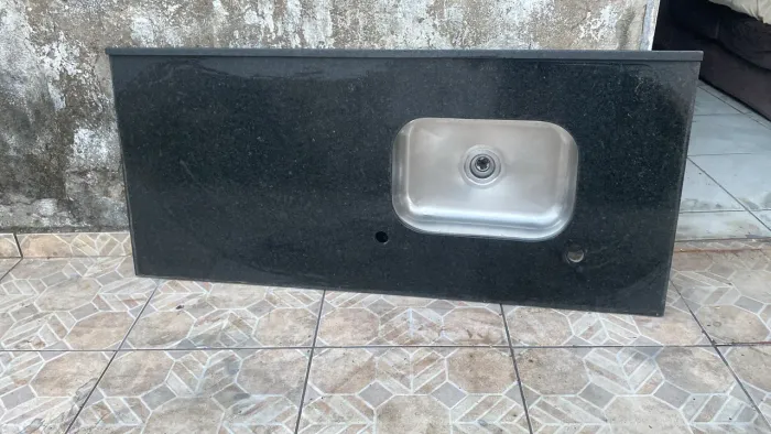 PIA DE GRANITO PRETO SÃO GABRIEL 1,40x60