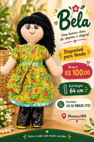Vendo Bonecas de Pano
