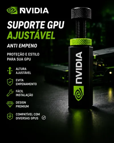 Suporte Ajustável Para Placa de Vídeo GPU NVIDIA RTX Gamer