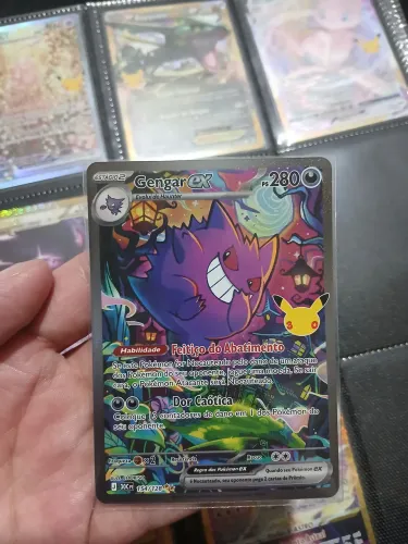 Pokémon Gengar Ex coleção 30 anos NM