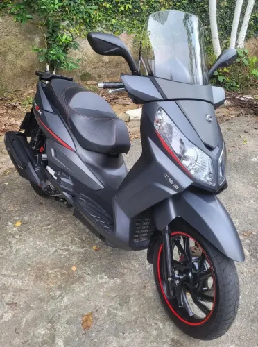 Dafra citycom s300i CBS 2024 - preta fosca - 10.000 km - revisada.