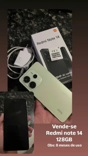 Redmi note 14 4g a um trinco na tela imperceptível