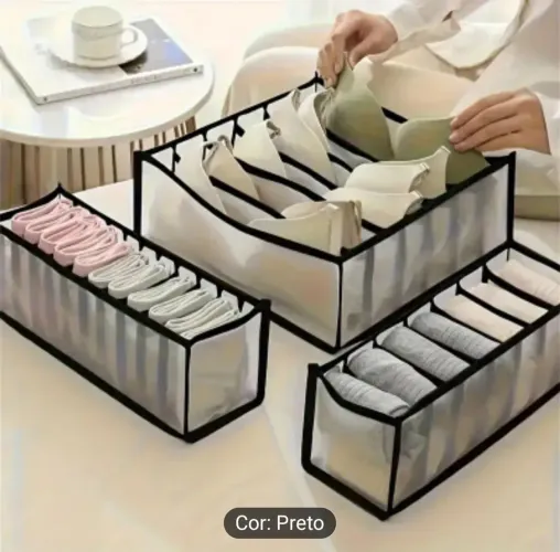 3 PEÇAS DE ORGANIZAÇÕES