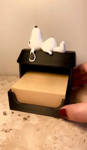 Porta post-it 3D Snoopy