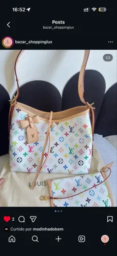 Bolsa Louis Vuitton nova 1.600