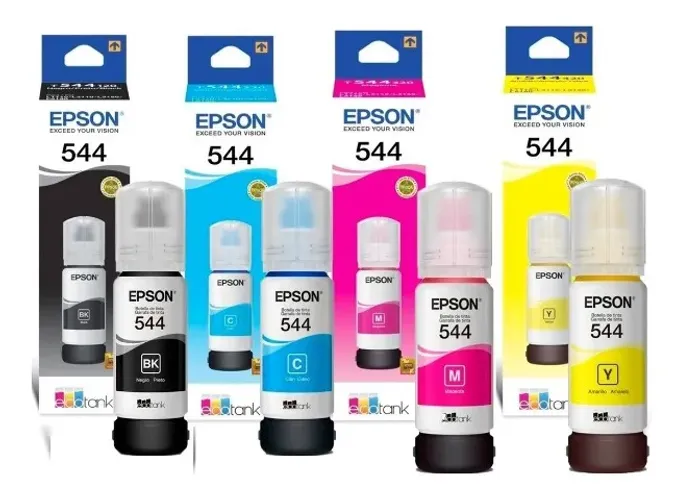 tinta epson T544 kit 04 unidades Fale conosco