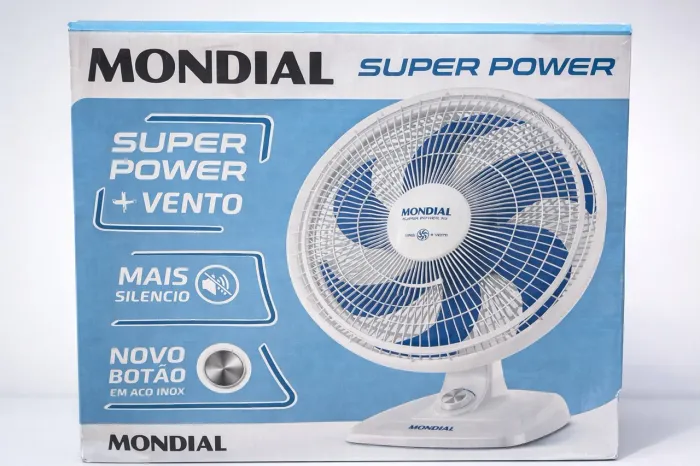 Ventilador de Mesa Mondial Super Power - Mais Vento e Silêncio