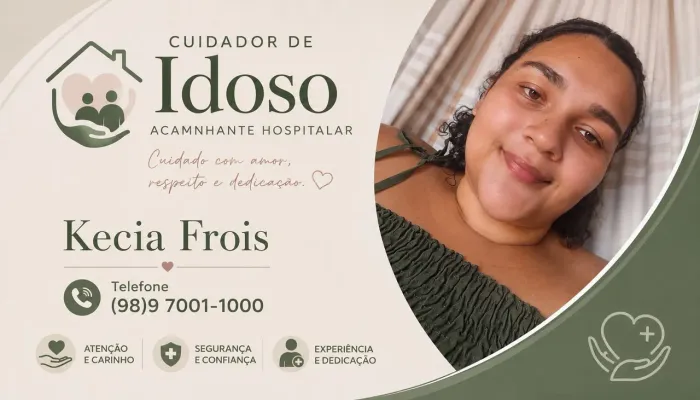 Cuidadora de Idosos /Acompanhante Hospitalar
