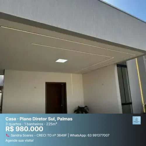 Casa à venda no bairro Plano Diretor Sul - Palmas/TO