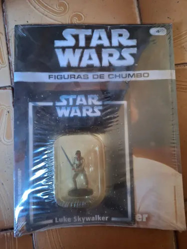 Luke Skywalker star wars fascículo 4 figuras de chumbo planeta deagostini