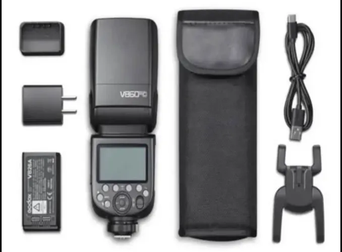 FLASH GODOX P/ CANON V860III C [TTL] [HSS] C/ LUZ MODELAGEM