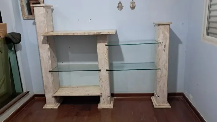 Estante de Mármore Travertino