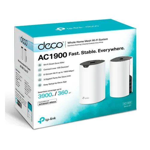 Kit Roteador Wi-fi Mesh Deco S7