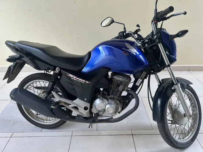 CG 160 Start 2023 Azul Único Dono - Apenas 35 mil km (Revisada)