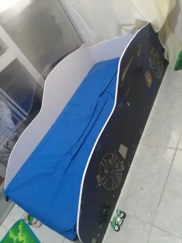 Cama infantil de carrinho com colchão