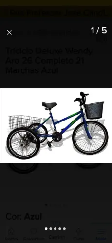 Vende-se Triciclo aro 29 ano 2025