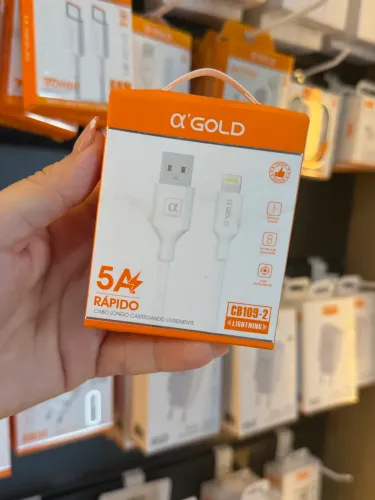 Cabo USB para iPhone de 2 metros Lightning 