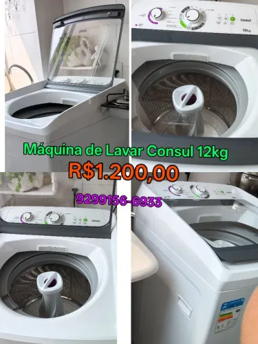 Máquina de lavar Consul 12kg