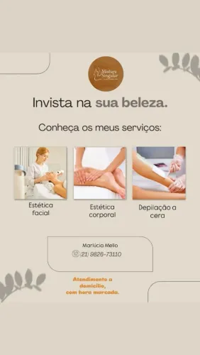 ESTÉTICA ( FACIAL, CORPORAL E DEPILAÇÃO )