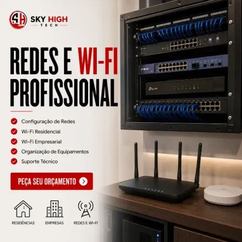 Instalação e Configuração de Redes Wi-Fi Residencial e Empresarial