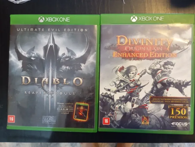 Jogo Xbox one Diabo 3 + Divinity os 2 por 100