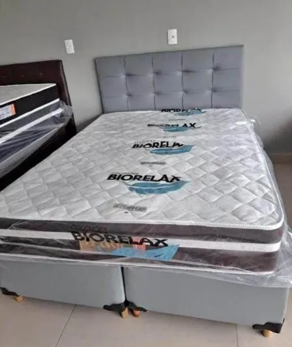 Cama Queen colchão molas ensacadas!! Novo direto da fábrica 