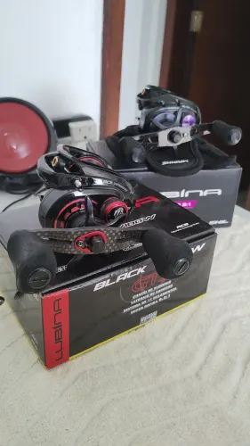 Carretilha Lubina Black Windows GTS e GTX